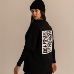 Футболка QR чорна