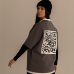 Футболка QR сіра