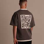 Футболка QR сіра